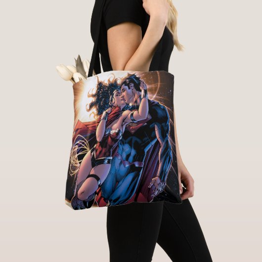 Justice League Comic Hoesje #12 Variant Tote Bag (Dichtbij)