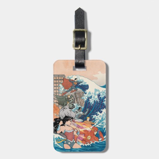 Justice League Comic Hoesje #15 Variant Bagagelabel (Voorkant verticaal)