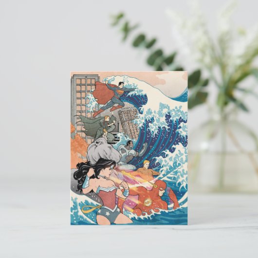 Justice League Comic Hoesje #15 Variant Briefkaart (Staand voorkant)