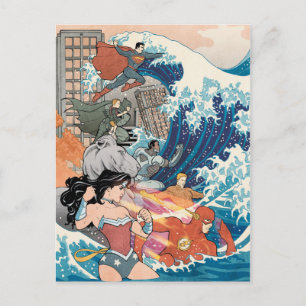 Justice League Comic Hoesje #15 Variant Briefkaart