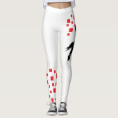 Justice League | Cyborg Digital Noir Pop Art Leggings (Voorkant)