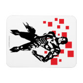 Justice League | Cyborg Digital Noir Pop Art Magneet (Horizontaal)
