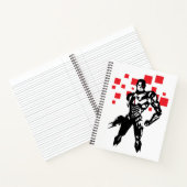 Justice League | Cyborg Digital Noir Pop Art Notitieboek (Binnen)