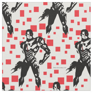 Justice League Cyborg Digital Noir Pop Art Stof