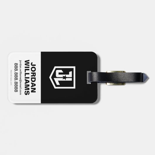 Justice League | Cyborg op slagveld Bagagelabel (Achterkant horizontaal)