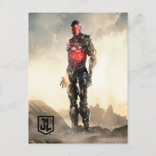 Justice League   Cyborg op slagveld Briefkaart