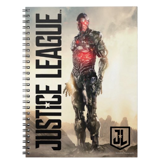 Justice League | Cyborg op slagveld Notitieboek (Voorkant)