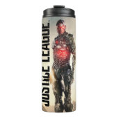 Justice League | Cyborg op slagveld Thermosbeker (Voorkant)