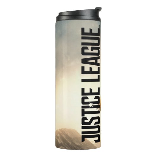 Justice League | Cyborg op slagveld Thermosbeker (Gedraaid links)