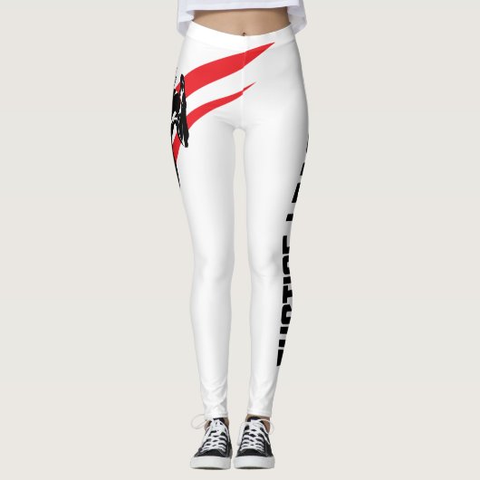 Justice League | De flits die Noir Pop Art in werk Leggings (Voorkant)