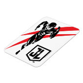 Justice League | De flits die Noir Pop Art in werk Magneet (Linkerzijde)