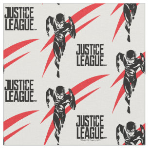 Justice League De flits die Noir Pop Art in werk Stof