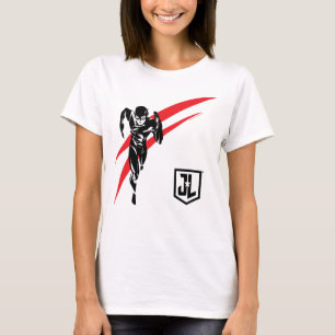 Justice League De flits die Noir Pop Art in werk T-shirt