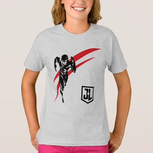 Justice League | De flits die Noir Pop Art in werk T-shirt (Voorkant)
