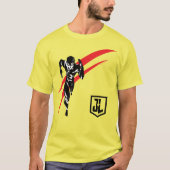 Justice League | De flits die Noir Pop Art in werk T-shirt (Voorkant)