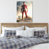Justice League | De flits op slagveld Canvas Afdruk (Insitu (Slaapkamer))