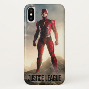 Justice League De flits op slagveld iPhone X Hoesje