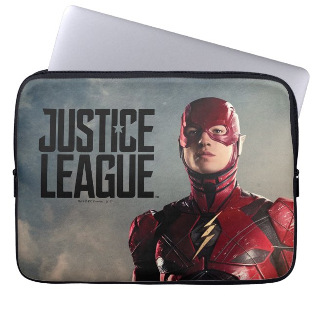 Justice League | De flits op slagveld Laptop Sleeve (Voorkant)