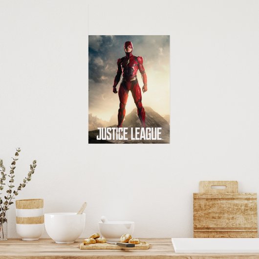 Justice League | De flits op slagveld Poster (Keuken)