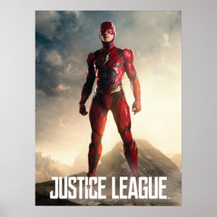 Justice League De flits op slagveld Poster