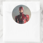 Justice League | De flits op slagveld Ronde Sticker (Tas)