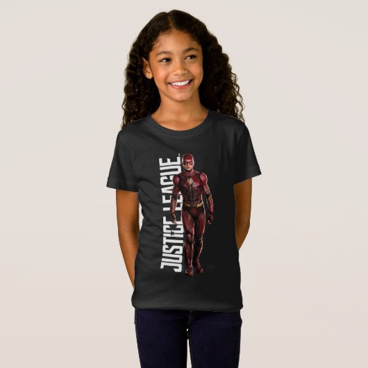 Justice League | De flits op slagveld T-shirt (Voorkant volledig)