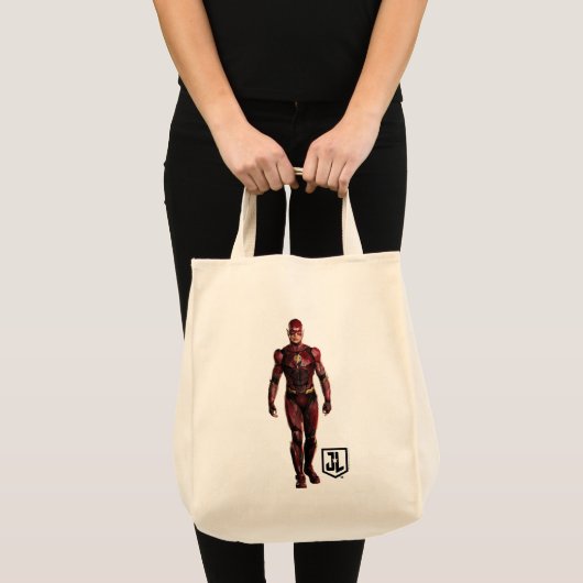 Justice League | De flits op slagveld Tote Bag (Voorkant (product))