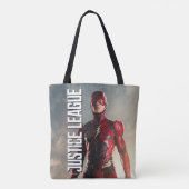 Justice League | De flits op slagveld Tote Bag (Achterkant)