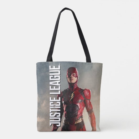 Justice League | De flits op slagveld Tote Bag (Achterkant)