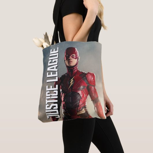 Justice League | De flits op slagveld Tote Bag (Dichtbij)