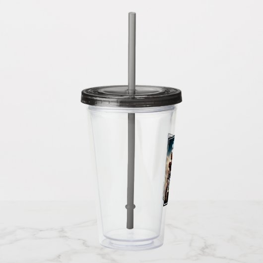 Justice League | De Liga verenigen Acryl Drinkbeker (Rechts)