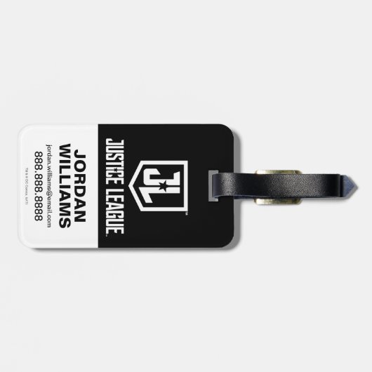 Justice League | De Liga verenigen Bagagelabel (Achterkant horizontaal)