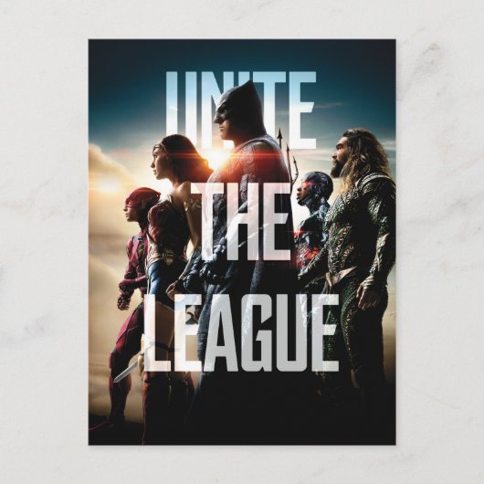 Justice League | De Liga verenigen Briefkaart (Voorkant)