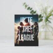 Justice League | De Liga verenigen Briefkaart (Staand voorkant)