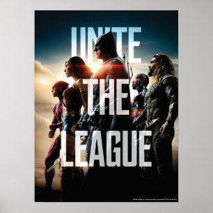 Justice League De Liga verenigen Poster