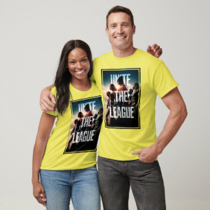 Justice League De Liga verenigen T-shirt