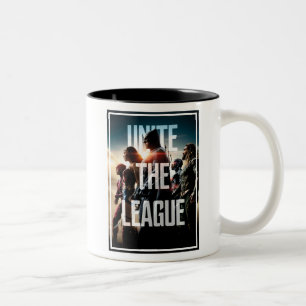 Justice League   De Liga verenigen Tweekleurige Koffiemok