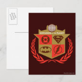 Justice League Defenders of the Planet Briefkaart (Voorkant / Achterkant)