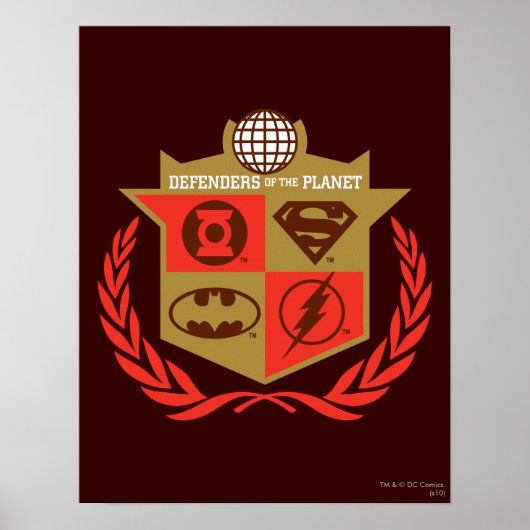 Justice League Defenders of the Planet Poster (Voorkant)