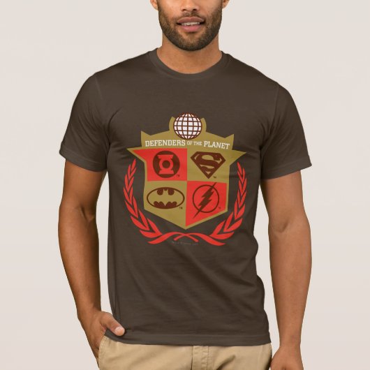 Justice League Defenders of the Planet T-shirt (Voorkant)