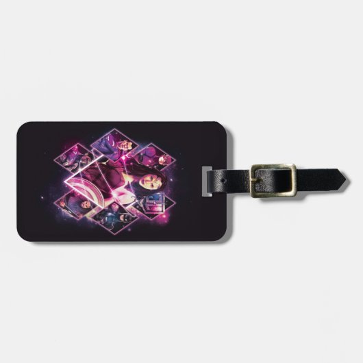 Justice League | Diamond Galactic Group Panels Bagagelabel (Voorkant horizontaal)