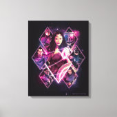 Justice League | Diamond Galactic Group Panels Canvas Afdruk (Voorkant)
