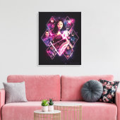 Justice League | Diamond Galactic Group Panels Canvas Afdruk (Insitu (Woonkamer))