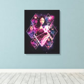 Justice League | Diamond Galactic Group Panels Canvas Afdruk (Insitu (Houten vloer))