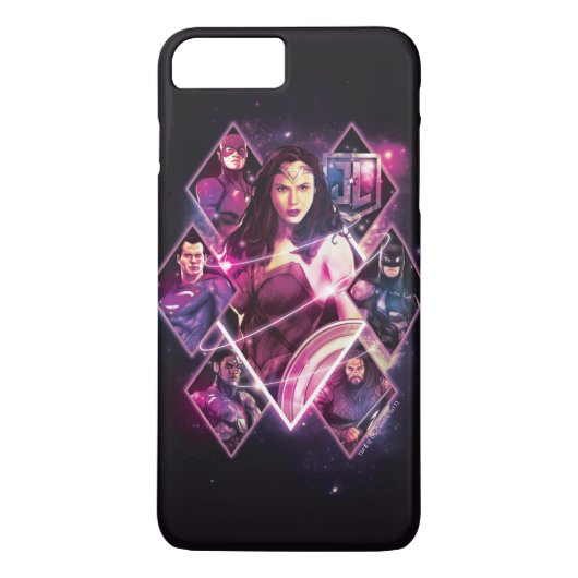 Justice League | Diamond Galactic Group Panels Case-Mate iPhone Case (Achterkant)