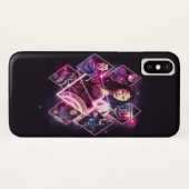 Justice League | Diamond Galactic Group Panels Case-Mate iPhone Case (Achterkant (horizontaal))