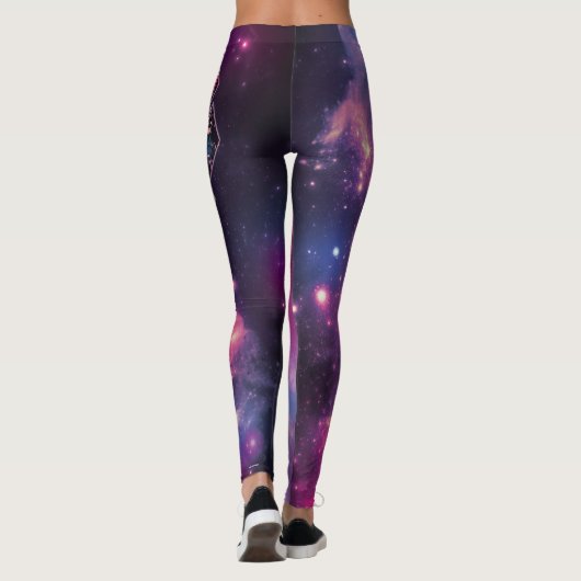 Justice League | Diamond Galactic Group Panels Leggings (Achterkant)
