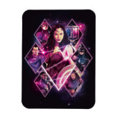 Justice League | Diamond Galactic Group Panels Magneet (Verticaal)