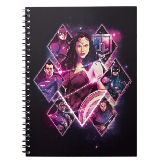 Justice League | Diamond Galactic Group Panels Notitieboek (Voorkant)