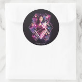 Justice League | Diamond Galactic Group Panels Ronde Sticker (Tas)